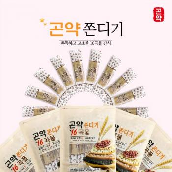 16가지 곡물과 곤약을 함유한 곤약쫀디기
